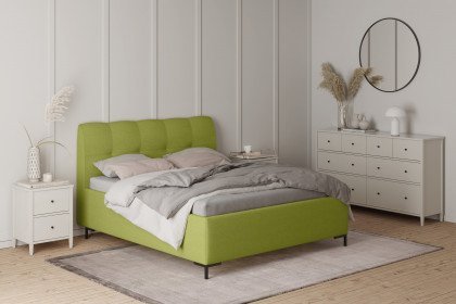 Polsterbett 600 von Skandinavische Möbel - Polsterbett Kylie 180 grün