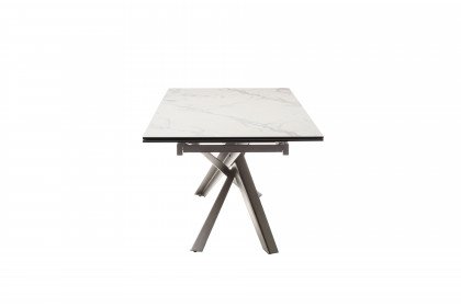 Tesero von MCA - Esstisch mit marmorierter Keramik-Tischplatte