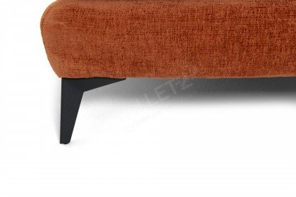 Kiano von GUTMANN - Sofa mit Anstellhocker links bronze