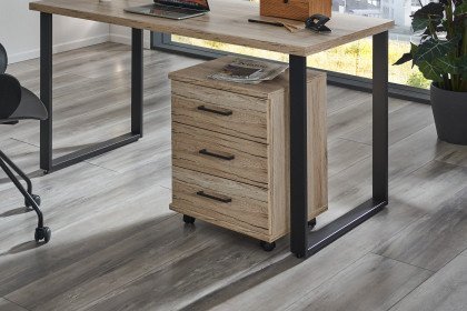 Home Desk von Wimex - Rollcontainer San Remo-Eiche