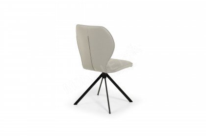 Colorado Trend-Line von Niehoff Sitzmöbel - Stuhl mit grauem Bezug