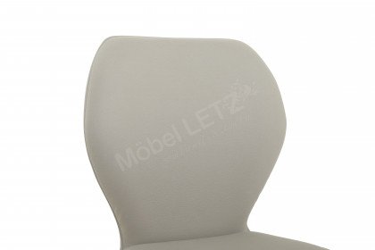 Colorado Trend-Line von Niehoff Sitzmöbel - Stuhl Microfaserbezug in Grau