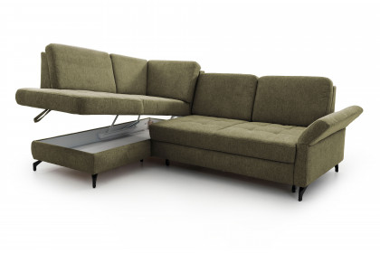 Westham-LE24 von Sit & More - Ecksofa Variante links olive