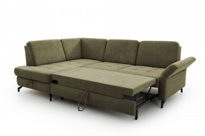 Westham-LE24 von Sit & More - Ecksofa Variante links olive