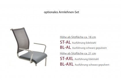 Divo von MONDO - Stuhl mit karierter Rückenoptik