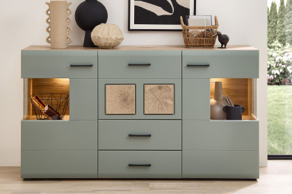 Fun Plus II von Innostyle - Sideboard schilfgrün inklusive Beleuchtung