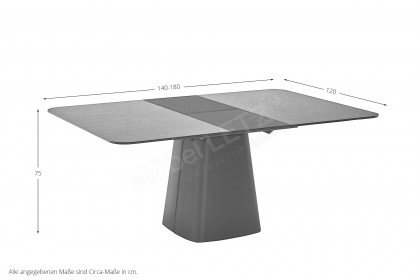 HEY GIO! von connubia by calligaris - Tisch mit quadratischem Säulengestell