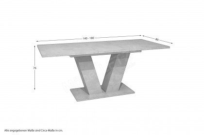 Teo von Mäusbacher - Esstisch mit Asteichen Tischplatte