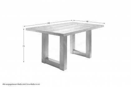 Mister von Mäusbacher - Esstisch mit Tischplatte in Beton