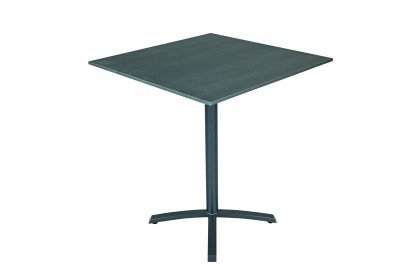 Colorado von SIT Mobilia - Gartentisch quadratisch HPL-Tischplatte in Blacksteel