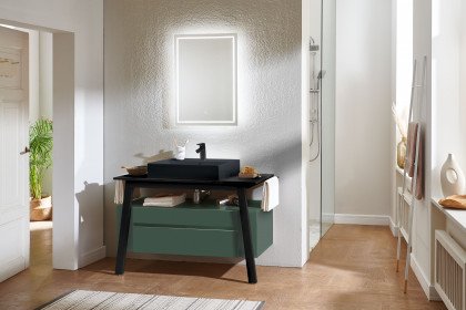 Lutago von MONDO - Badezimmer steingrün/ schwarz matt