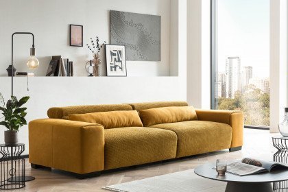 Verito von Exxpo - Big Sofa mustard-yellow