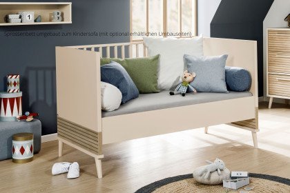 Eefje von Paidi - Babyzimmer-Set beige - Eiche: Schrank, Bett & Wiko