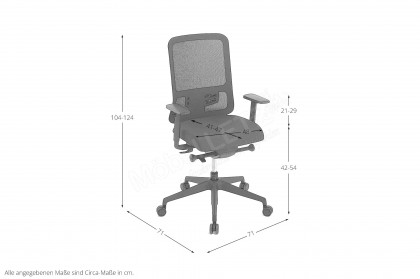 Utila Pro von Nowy Styl - Home-Office-Stuhl mit 3D-Armlehnen