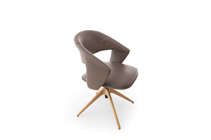 KOINOR T5805 - Esstisch Wildeiche natur/ Edelstahloptik