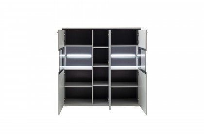 Mori von MCA furniture - Highboard MOI3FT05 in Weiß