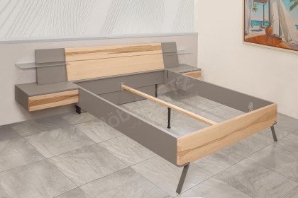 Para-sleeping von Thielemeyer - Schlafzimmer-Set Kristallbuche massiv - Lack fango