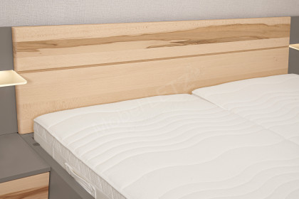 Para-sleeping von Thielemeyer - Schlafzimmer-Set Kristallbuche massiv - Lack fango