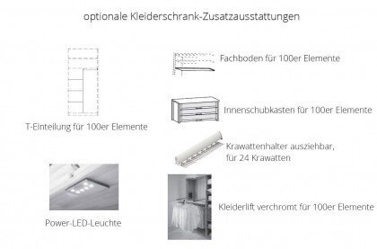 Para von Thielemeyer - Schlafzimmer-Möbel Lack weiß - Kristallbuche massiv