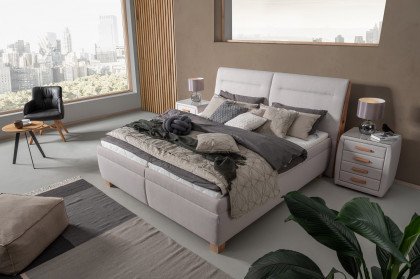 Home Comfort von MONDO - Polsterbett HC21 greywhite