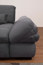 Fulla 2031 von Poco - Ecksofa links grau