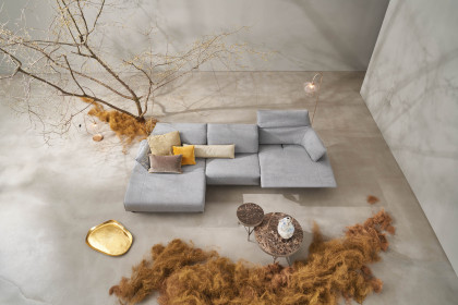 1052 von Himolla - Polsterecke Ausführung links polar