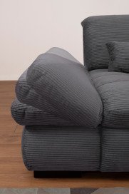 Fulla 2031 von Poco - Ecksofa rechts grau