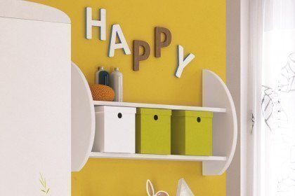 Happy Animals von Meblik - Kinderzimmer-Kombi Zebra/ Schildkröte/ Löwe