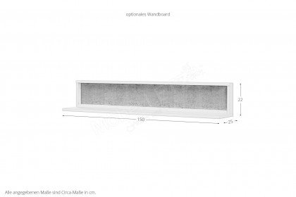 Yannik von Gallery M - Wohnwand 36 in Grey-White