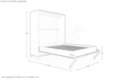 Smart & Clever von Nehl - Komfortraumsparbett lichtgrau/ weiß