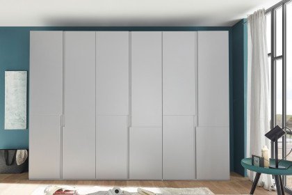 Ineo-sleeping von SchlafKONTOR - Schlafzimmerschrank modern weiß 6-türig