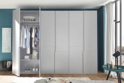 Ineo von SchlafKONTOR - Schlafzimmerschrank modern weiß 6-türig
