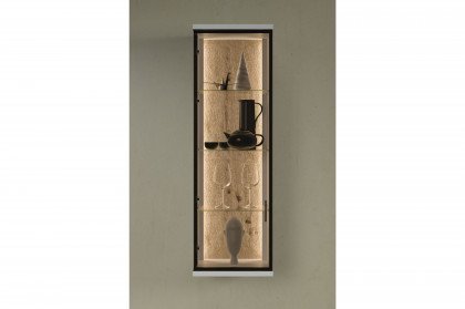 Yannik von Gallery M - Hängevitrine mit Winkelglastür und Glasböden