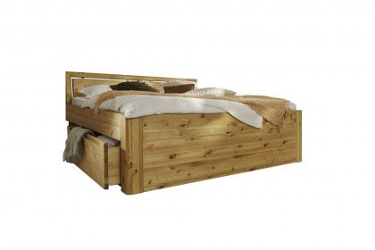 Gloria von Gomab - Holz-Doppelbett Kiefer mit Liegefläche 200x200 cm