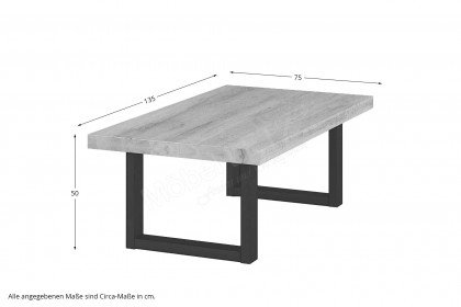 Concept 4 You von BODAHL MØBLER - Couchtisch in White wash