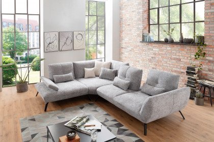 Dover von Poco - Polstersofa Variante links steel