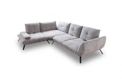 Dover von Poco - Polstersofa Variante links steel