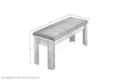 Vienna von Innostyle - Esszimmerbank ca. 126 cm breit