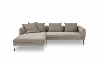 Avenio von Ole Gunderson - Ecksofa Variante links sand