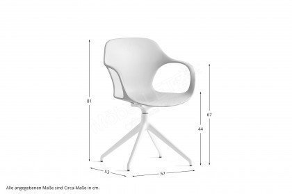 OPS! von connubia by calligaris - Stuhl mit 180° Drehfunktion