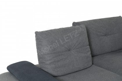 Dover von Poco - XXL-Sofa links anthrazit-dunkelgrau