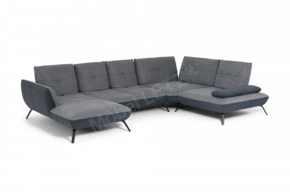 Dover von Poco - XXL-Sofa rechts anthrazit-dunkelgrau