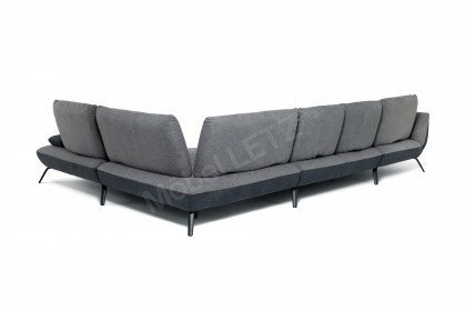 Dover von Poco - XXL-Sofa rechts anthrazit-dunkelgrau