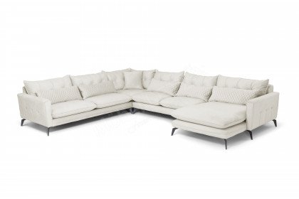 San Diego-SEBO von Seher Bomis - XXL-Sofa links creme