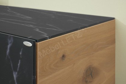 Vtektura living von Voglauer - Highboard Wildeiche rustiko/ Firneis dark