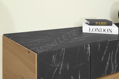 Vtektura living von Voglauer - Highboard Wildeiche rustiko/ Firneis dark