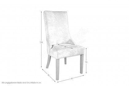 Ellen von XO Interiors - Stuhl mit Buchengestell