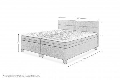 Cresco-BX2430 von Sun Garden - Stauraumbett grau