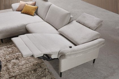 1207 von Carina - Sofa Ausführung links silber