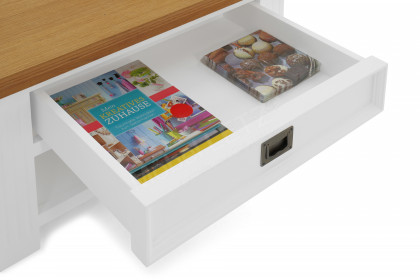 Chic Oak von XO Interiors - Couchtisch 121 snow/ Eiche